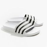  Dép quai ngang nam nữ Unisex Slipper M Masler-MT 3 sọc trắng đen với lớp đế chống ố vàng, dễ vệ sinh TD1 