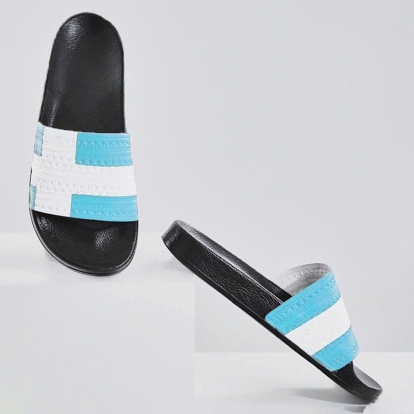 Dép quai ngang nam nữ Unisex Slipper M Masler-MT cờ đan mạch xanh lam với lớp đế chống trượt DMLM 