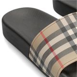  Dép quai ngang nam nữ Unisex Slipper họa tiết sọc caro M Masler-MT với đế IP siêu nhẹ và quai chống nước BB 