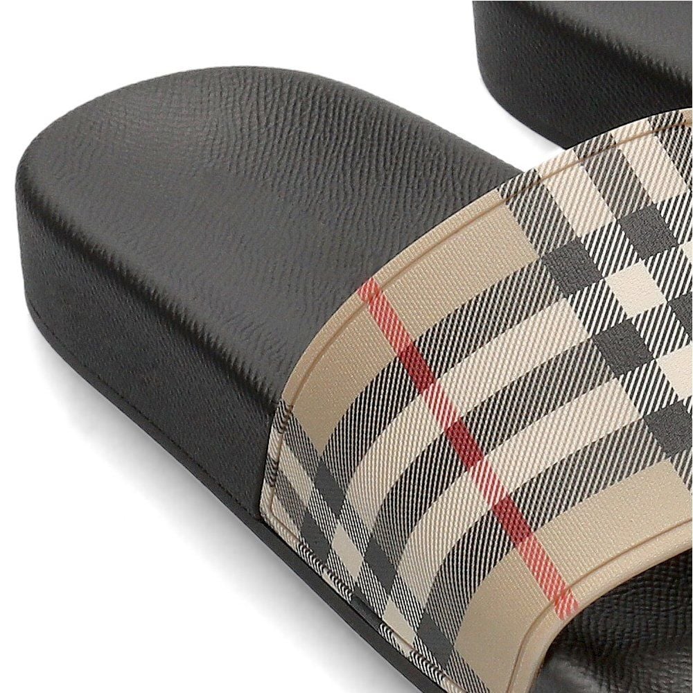  Dép quai ngang nam nữ Unisex Slipper họa tiết sọc caro M Masler-MT với đế IP siêu nhẹ và quai chống nước BB 