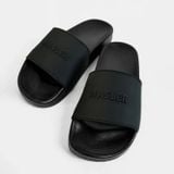  Dép quai ngang nam nữ Unisex Slipper M Masler-MT màu đen với lớp đế chống trượt và lớp quai êm chân MT7 