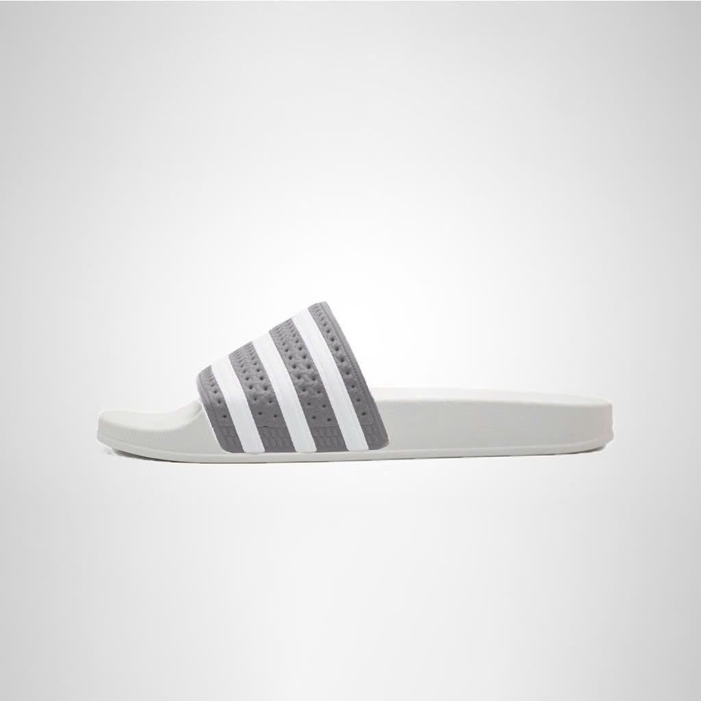  Dép quai ngang nam nữ Unisex Slipper M Masler-MT 3 sọc màu xám với lớp đế êm chân và chống trơn trượt XT1 