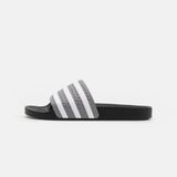  Dép quai ngang nam nữ Unisex Slipper M Masler-MT 3 sọc màu xám với lớp đế êm chân và chống trơn trượt XT1 
