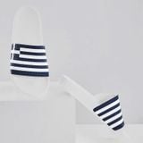  Dép quai ngang nam nữ  Unisex Slipper cờ Hy Lạp với thiết kế đế chống trượt và lớp quai êm chân HL 