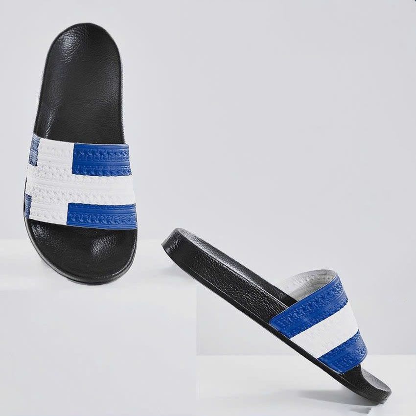 Dép quai ngang nam nữ Unisex Slipper M Masler-MT cờ đan mạch xanh dương với lớp đế chống trơn DMXD 