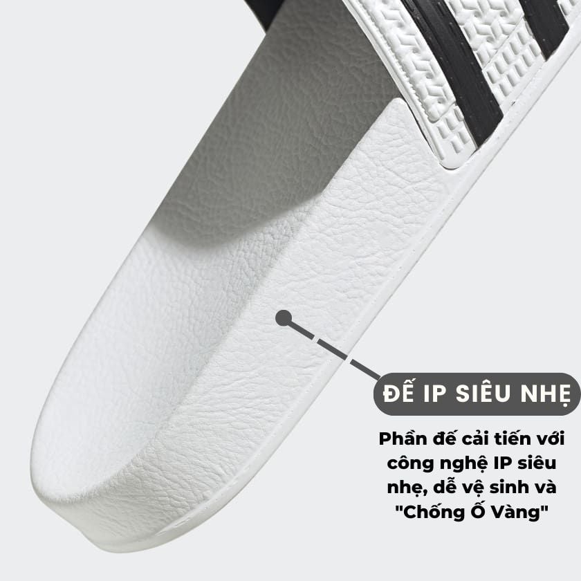  Dép quai ngang nam nữ Unisex Slipper M Masler-MT 3 sọc trắng đen với lớp đế chống ố vàng, dễ vệ sinh TD1 
