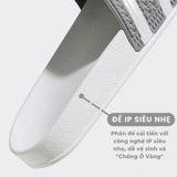  Dép quai ngang nam nữ Unisex Slipper M Masler-MT 3 sọc màu xám với lớp đế êm chân và chống trơn trượt XT1 