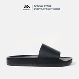  Dép da quai ngang nam nữ Basic Unisex Slipper M Masler-MT với lớp đế IP chống trượt và quai da êm chân TRO1 