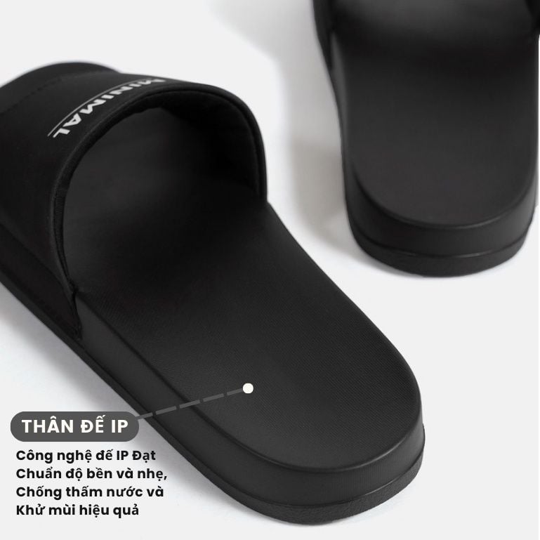  Dép da quai ngang nam nữ Unisex Slipper M Masler MT Minimal với lớp đế chống trượt và quai êm chân MIN 