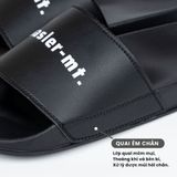  Dép da quai ngang nam nữ Unisex Slipper M Masler-MT màu đen có lớp đế êm chân thoải mái, bền bỉ và siêu nhẹ MT2 