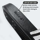  Dép quai ngang nam nữ Unisex Slipper M Masler-MT 3 sọc đen trắng với đế chống trơn và quai êm chân TD2 