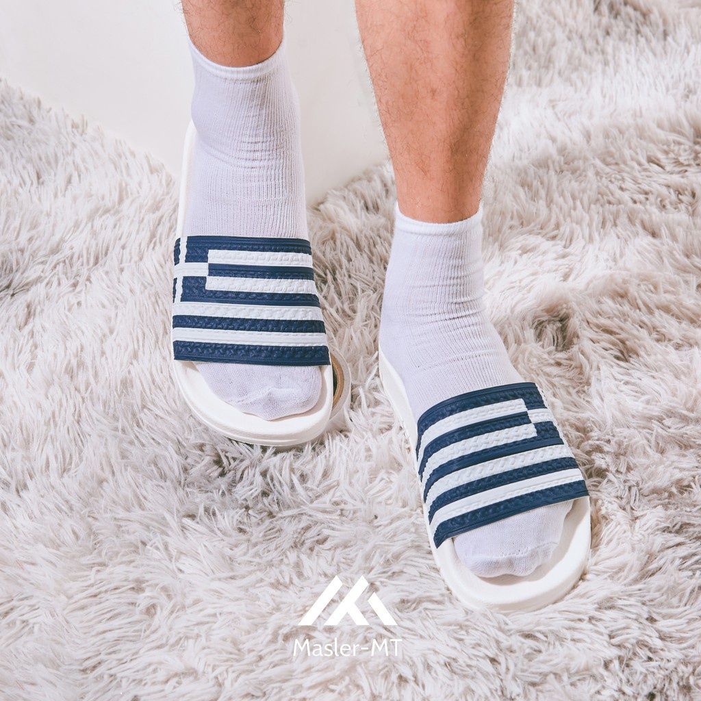  Dép quai ngang nam nữ  Unisex Slipper cờ Hy Lạp với thiết kế đế chống trượt và lớp quai êm chân HL 