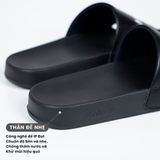  Dép da quai ngang nam nữ Unisex Slipper M Masler-MT màu đen có lớp đế êm chân thoải mái, bền bỉ và siêu nhẹ MT2 