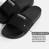 Dép da quai ngang nam nữ Unisex Slipper M Masler MT Minimal với lớp đế chống trượt và quai êm chân MIN 