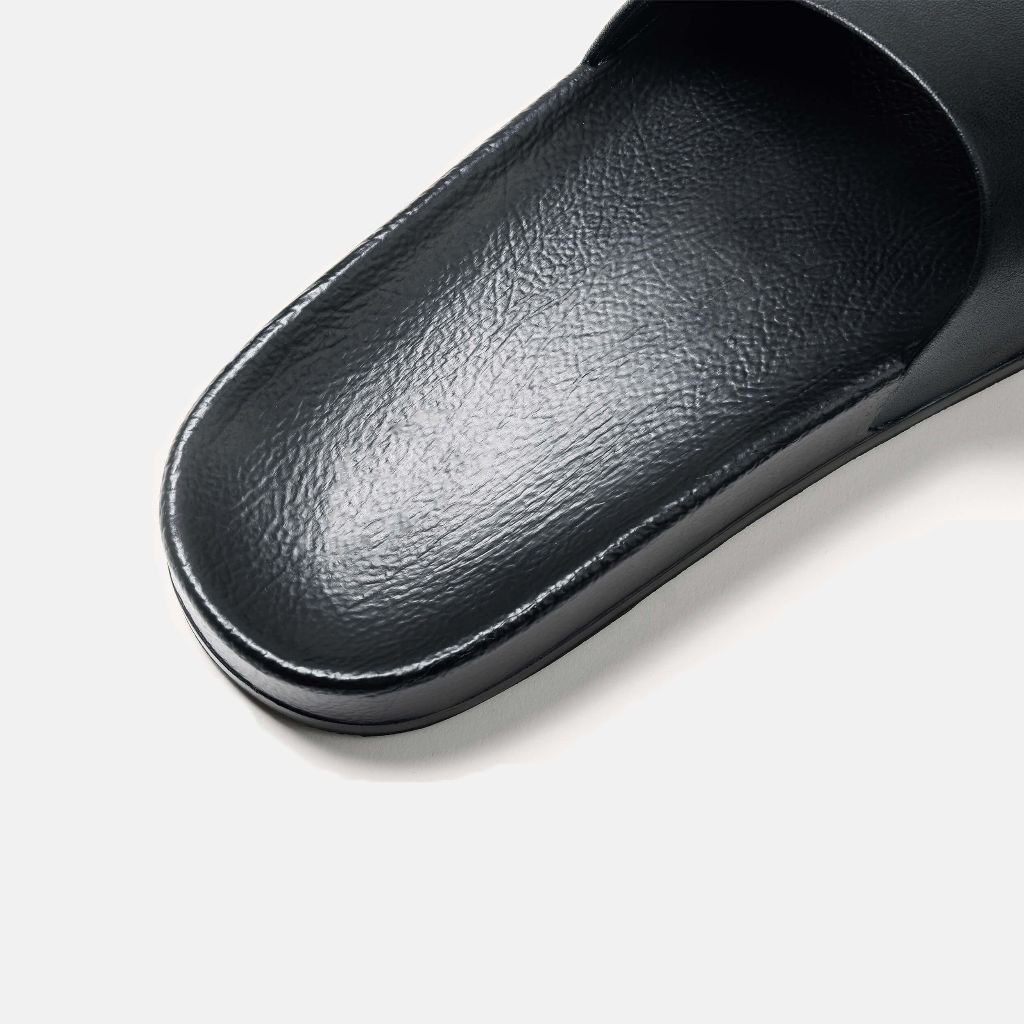  Dép da quai ngang nam nữ Basic Unisex Slipper M Masler-MT với lớp đế IP chống trượt và quai da êm chân TRO1 