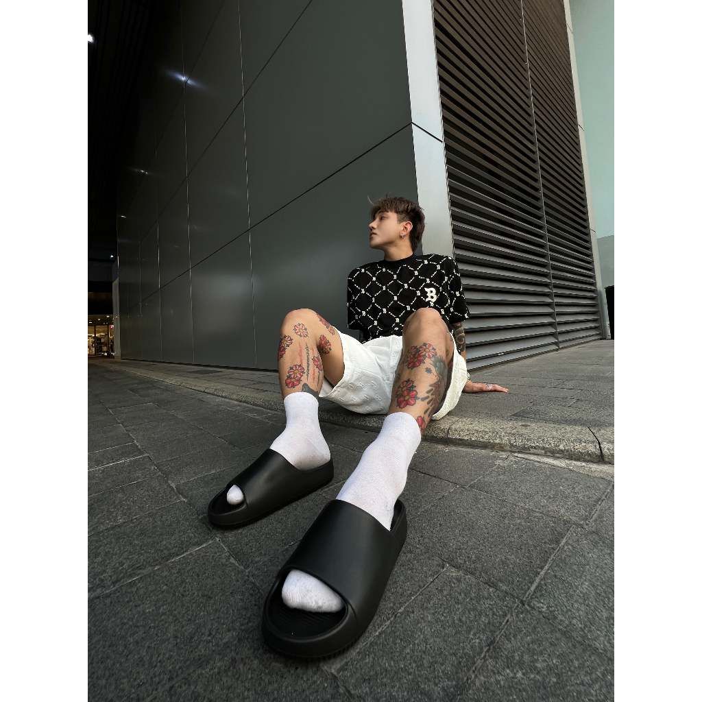  Dép bánh mì nam nữ Basic Unisex Slipper M Masler-MT với thiết kế đúc nguyên khối và chống trượt NKD 