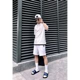  Dép quai ngang nam nữ Unisex Slipper M Masler-MT màu navy với đế chống trơn trượt và lớp quai thoáng khí MT9 
