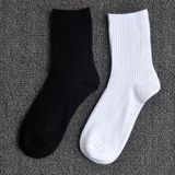  Tất vớ cổ cao trơn M Masler-MT màu trắng đen nam nữ cotton co giãn 4 chiều thời trang thấm hút mồ hôi tôt TV 