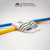  Dép quai ngang nam nữ Unisex Slipper M Masler-MT 3 sọc dây với lớp đế chống trơn, dễ vệ sinh SD 