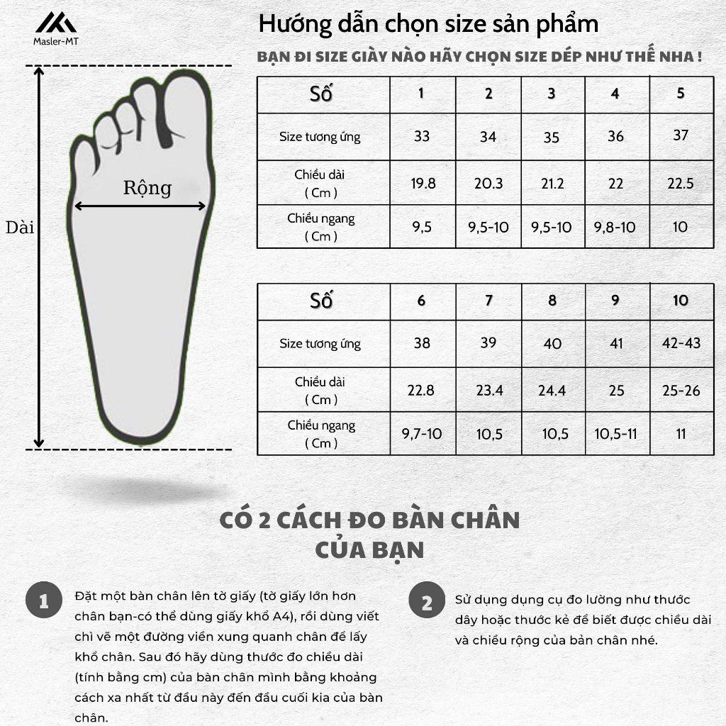  Dép da quai ngang nam nữ Unisex Slipper M Masler-MT màu đen với lớp đế IP chống trơn trượt và quai êm chân MT5 