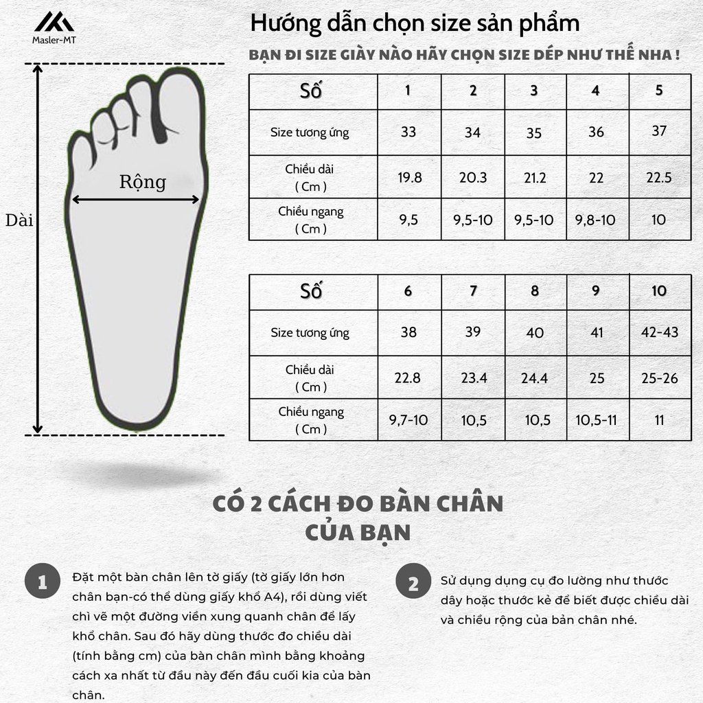  Dép quai ngang nam nữ Unisex Slipper M Masler-MT 3 sọc dây với lớp đế chống trơn, dễ vệ sinh SD 