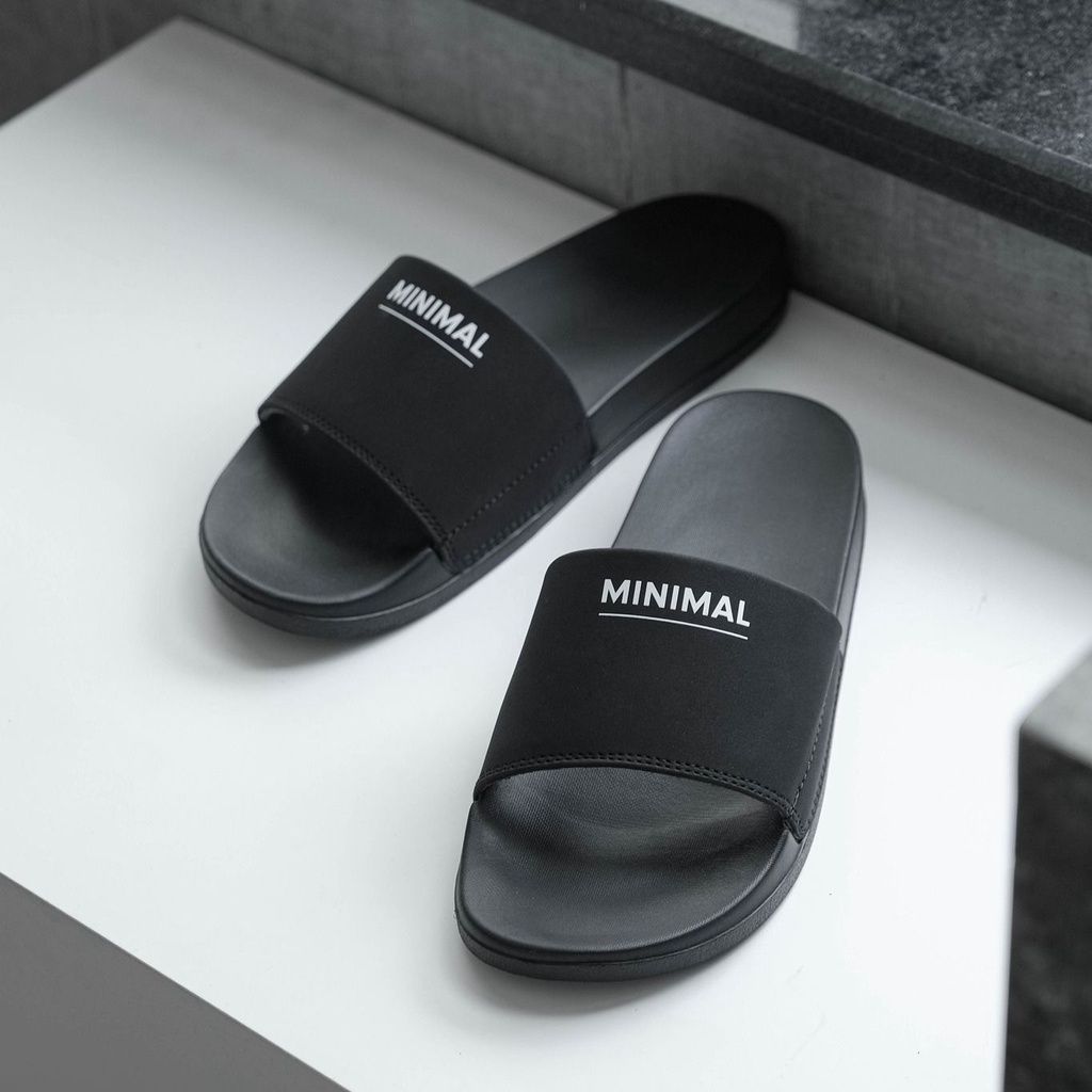  Dép da quai ngang nam nữ Unisex Slipper M Masler MT Minimal với lớp đế chống trượt và quai êm chân MIN 