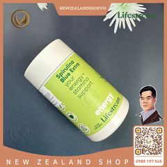 Viên uống tảo xoắn bổ sung vitamin khoáng chất Lifestream Spirulina Blue Extra 200 viên