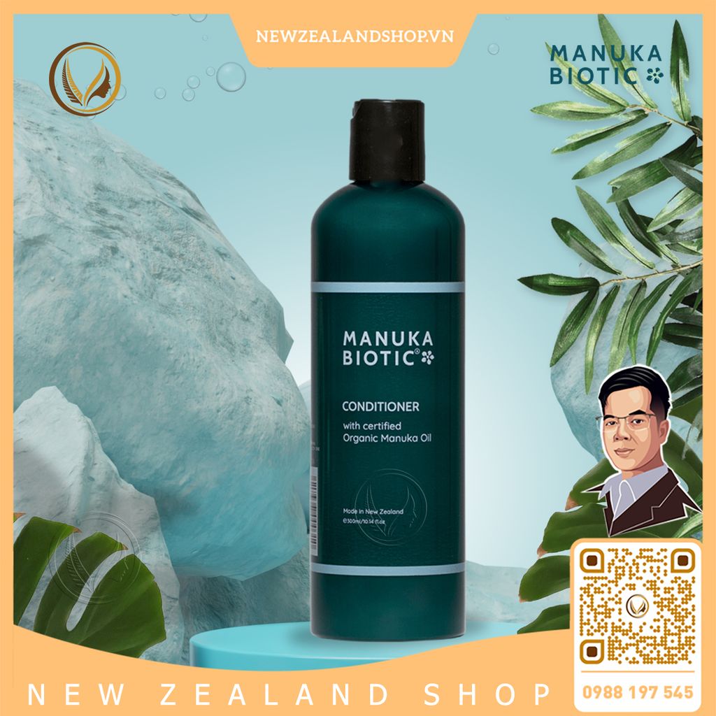 Dầu xả cho da đầu nhạy cảm Manuka Biotic Conditioner For Sensitive Scalp 300ml