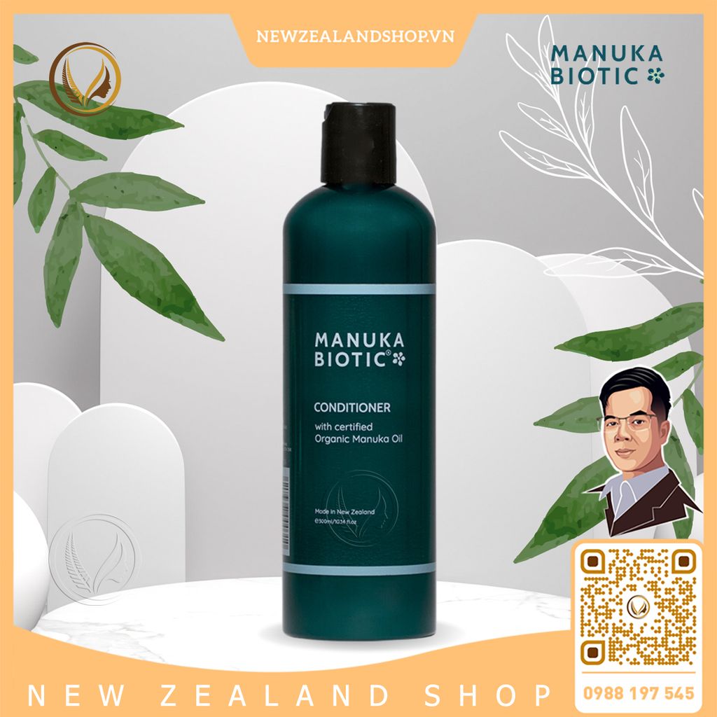 Dầu xả cho da đầu nhạy cảm Manuka Biotic Conditioner For Sensitive Scalp 300ml