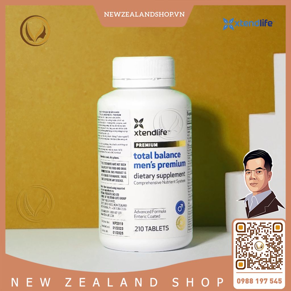 Viên uống vitamin tổng hợp nâng cao cho nam Xtend Life Total Balance Men’s Premium 210 viên