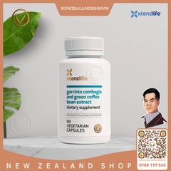 Viên uống giảm cân Xtend Life Garcinia Cambogia And Green Coffee Bean Extract 90 viên