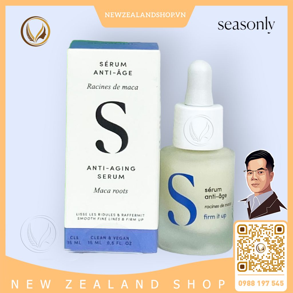 Serum dưỡng ẩm chống lão hóa Seasonly Sérum Anti-Âge (Anti-Aging Serum) 15ml