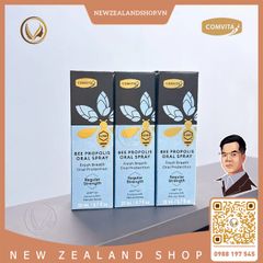Xịt họng keo ong Comvita Bee Propolis Oral Spray Regular Strength 20ml