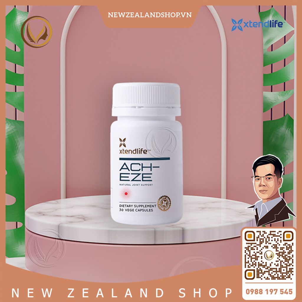Viên uống giảm đau nhức xương khớp Xtend Life ACH-EZE Natural Joint Support 30 viên