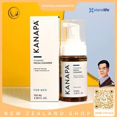 Sữa rửa mặt tạo bọt dành cho nam Xtend Life Kanapa Foaming Facial Cleanser For Men 100ml