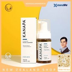 Sữa rửa mặt tạo bọt cho nam Kanapa Foaming Facial Cleanser For Men (100ml)