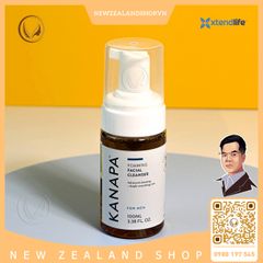 Sữa rửa mặt tạo bọt dành cho nam Xtend Life Kanapa Foaming Facial Cleanser For Men 100ml