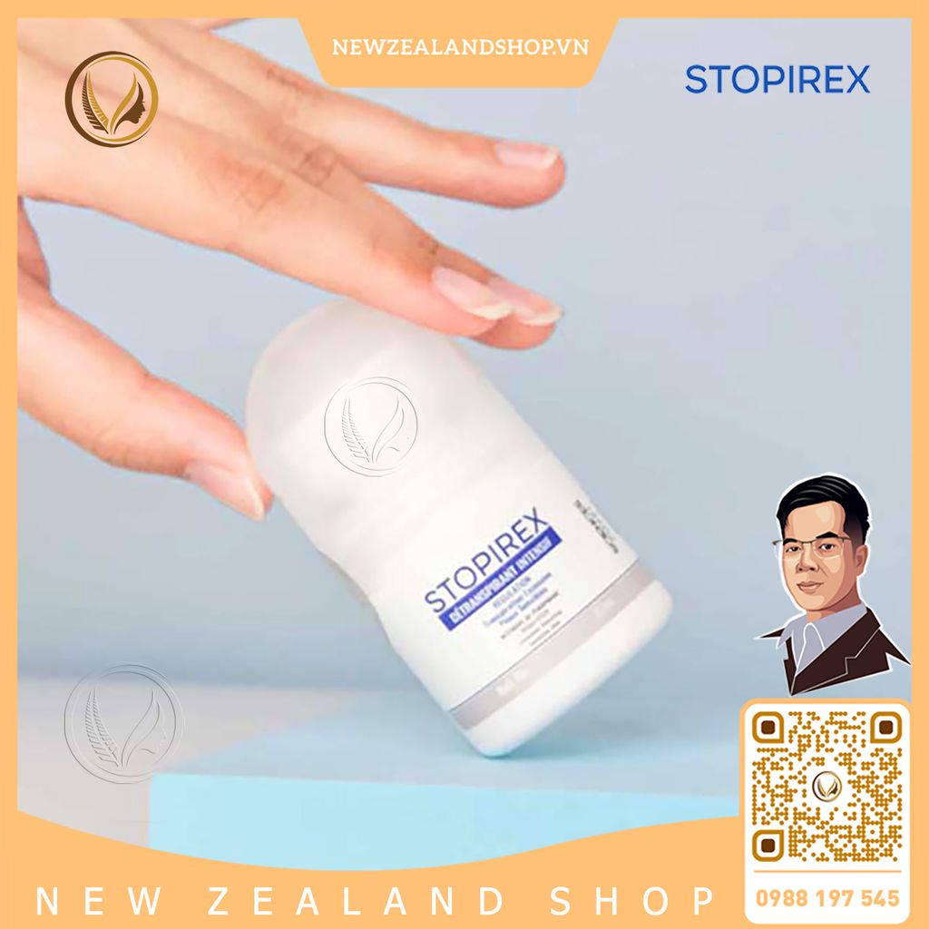 Lăn khử mùi, ngăn tiết mồ hôi trong 72 giờ Stopirex Détranspirant Intensif 30ml