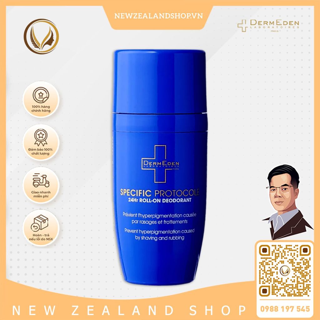 Lăn khử mùi, ngăn tiết mồ hôi trong 72 giờ Stopirex Détranspirant Intensif 30ml