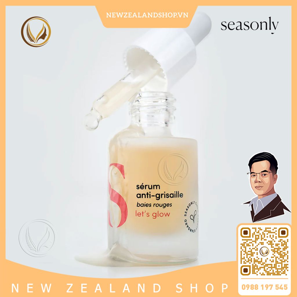 Serum làm sáng da, đều màu da Seasonly Sérum Anti-grisaille (Radiance Serum) 15ml