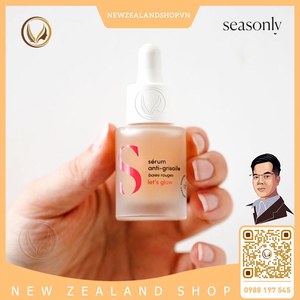 Serum làm sáng da, đều màu da Seasonly Sérum Anti-grisaille (Radiance Serum) 15ml