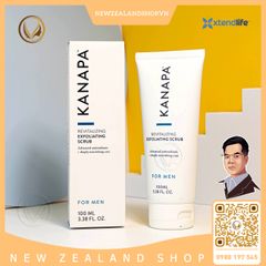 Kem tẩy tế bào chết dành cho nam Xtend Life Kanapa Revitalizing Exfoliating Scrub For Men 100ml