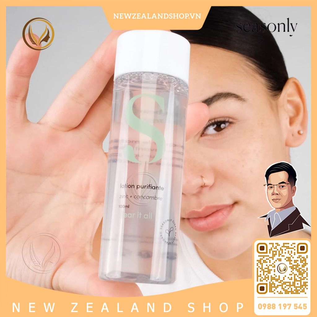 Nước hoa hồng dưỡng ẩm thanh lọc Seasonly Lotion Purifiante (Purifying Lotion) 100ml