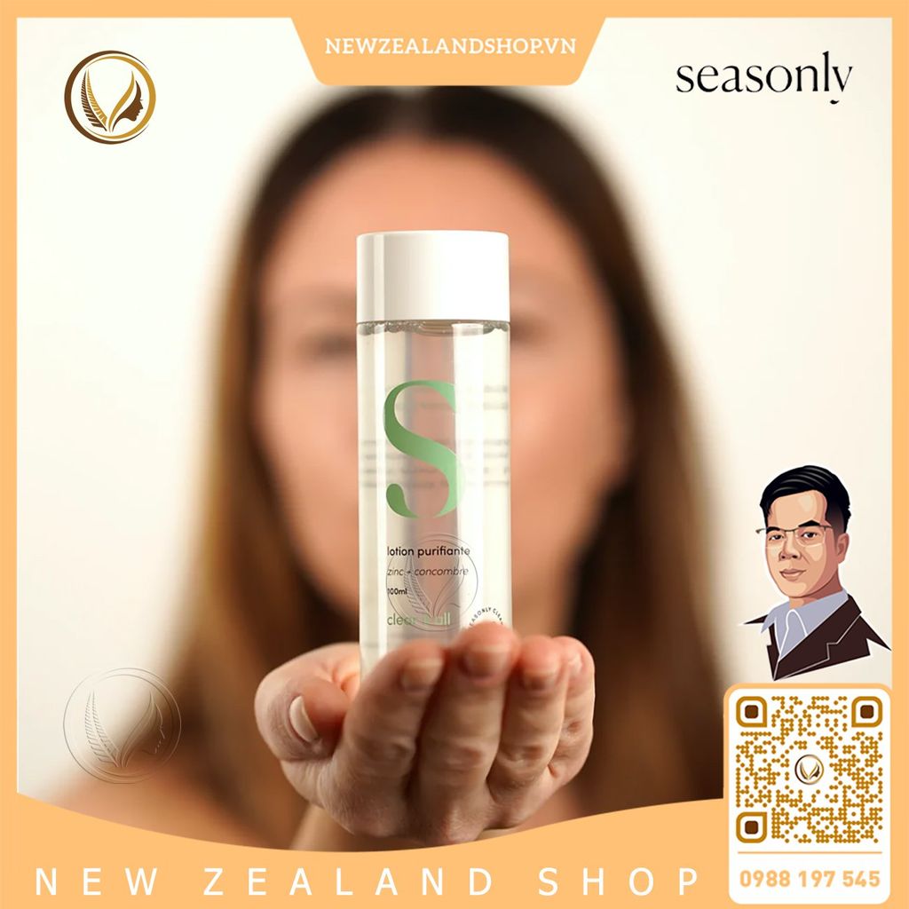 Nước hoa hồng dưỡng ẩm thanh lọc Seasonly Lotion Purifiante (Purifying Lotion) 100ml