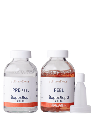 Bộ đôi lột da sinh học nâng cao Pre-Peel và Peel DermEden Advanced Peel 2x30ml
