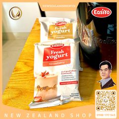 Bột làm sữa chua tươi Hy Lạp vị dâu tây Easiyo Fresh Yogurt Strawberry 230g