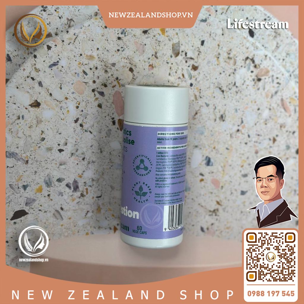 Men vi sinh cho người tiểu đường, thừa cân Lifestream Probiotics Metabolise (60 Viên)