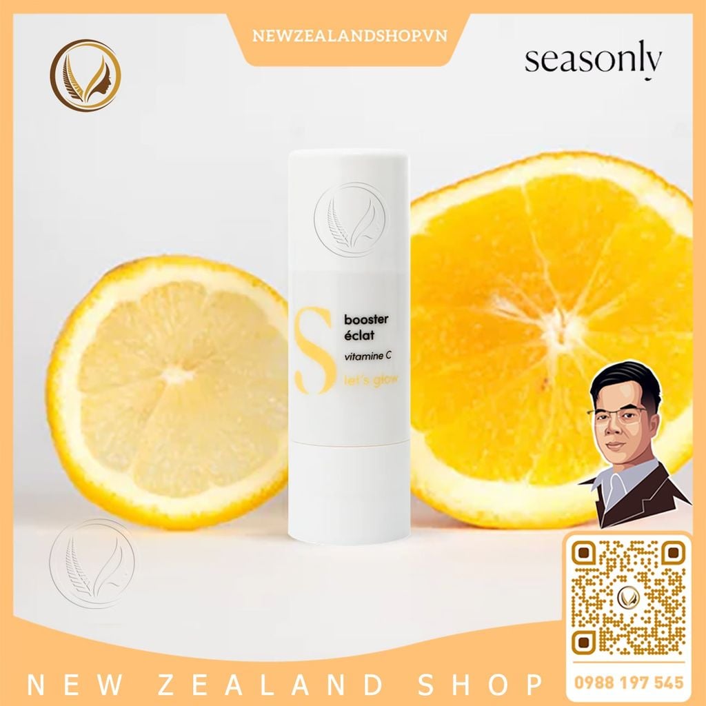 Serum dưỡng trắng da Seasonly Booster Éclat (Radiance Booster) 10ml