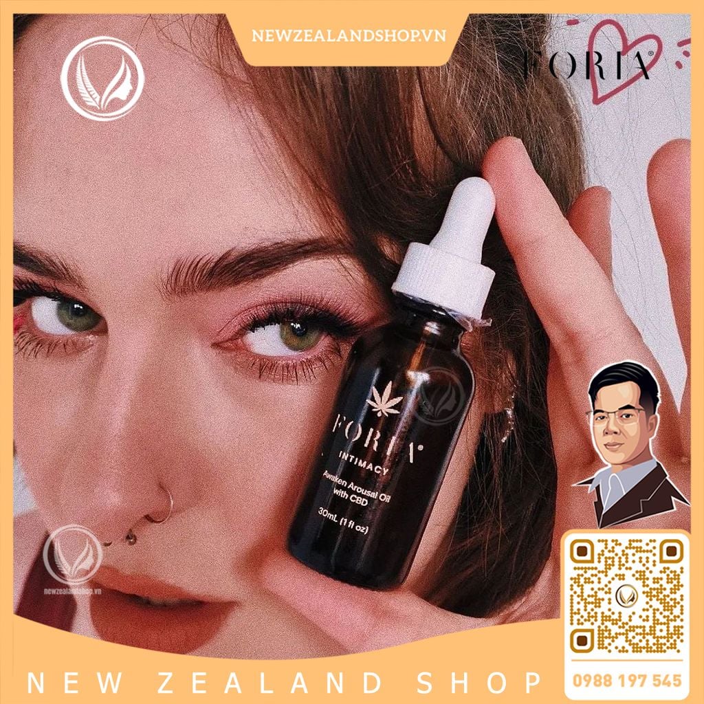Dầu kích thích ham muốn tình dục cho nữ FORIA Awaken Arousal Oil With CBD (30ml)