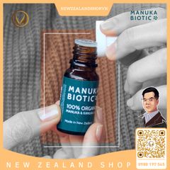 Tinh dầu manuka 100% hữu cơ Manuka Biotic Certified Organic Manuka Oil 10ml
